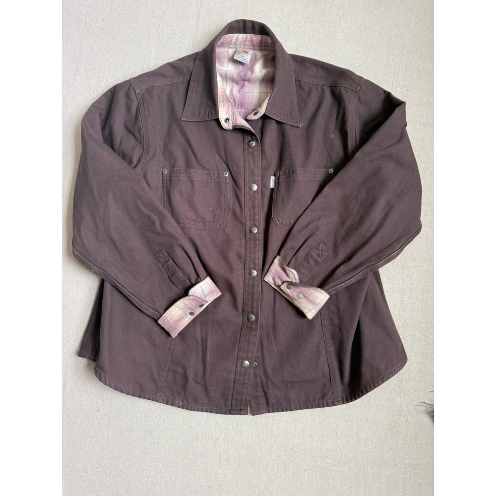 Carhartt Flannel Lined Utility Jacket Women's XXL